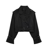 Fongt New Women's Short Cut Wind Coat Jacket Jacket Female B62529