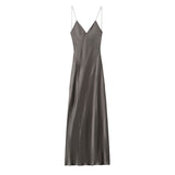 New Silk Satin Texture Lingerie Sexy Dress 8325840-Outfit
