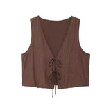 New Textured Vest 8338772 Long Skirt 4764409-Outfit
