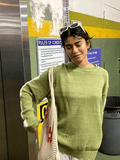 Oversized Skeleton Knit Sweater-Outfit