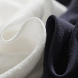 Fongt Linen Dress Women Spring And Autumn New Simple Collar Loose Short-Sleeved Cotton Shirt Dress