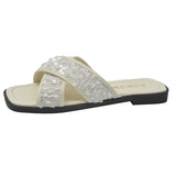 Fongt Cold Slippers Women 2024 New Summer Wearing Fairy Style High-End Fashion 100 With Skirt Flat Bottom