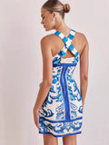 Fongt Summer New Women's Slip Dress Print Slip Dress-68539-Outfit