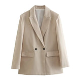 Fongt 2023 Women's Wear Street Fashion Temperament Two-Button Suit Jacket Jacket A8BS9584-Outfit