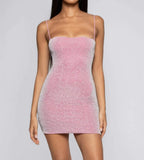 Sexy Nightclub Dress Summer Slim Women's Mini Tight Dress Thin Shoulder Strap Women's Short