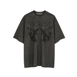 Retro Loose Street Y2k T-shirt-Outfit