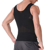 Men's Plastic Body Clothes Buckle, Net Gauze, Breathable, Belly, Beer, Chest, Waist Vest-Outfit