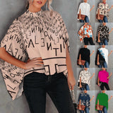 Round Neck Loose Batwing Sleeve