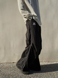 Side Stripe Wide Leg Sweatpants-Outfit
