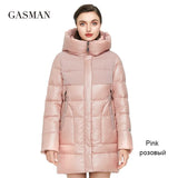 2022 Women's winter jacket new long warm beige down parka coat Women fashion collection outwear Female elegant jacket
