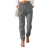 Spring Ruffled Elastic Waist Belt High-waisted