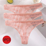 Sexy Panties Women G-String Thong Lace Underwear Pantys Low-Waist Female Underpants Mesh Perspective Briefs