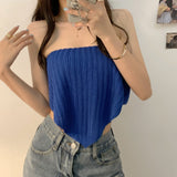 Version Of The 2025 Summer Pure-Hearted Hottie Show Skinny Sexy Bra Strap Small Vest Design Feel Top