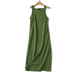 New Spring Holiday Style Forked Suspender Dress 06695100527-Outfit