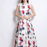 Fongt Tea Break Print Slings With Open Shoulder Dress Female Summer Sexy Hot Girl Holiday Beautiful Dress