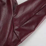 Fongt Wind Leather Jacket 2025 Autumn And Winter New Loose Coat Fashion Leather Leather New Women's Coat