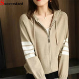Knitted Cardigan Jackets Spring Fall Women's Sweaters Sweatshirts New 4xl Korean Knitwear Gilet Coats Casual Malhas