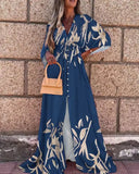 Fongt / Summer 2023 New Sexy V-Tie Single-Breasted Beach Dress Women's Wear-Outfit