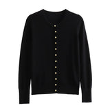 And Winter New Row Buckle Knitted Coat 0506110-Outfit