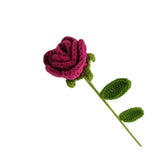 Fongt Woven Rabbit Head Sunflower Sunflower Wool Knitting Flowers Send Bestie Imitation Bouquet Finished Products-Outfit