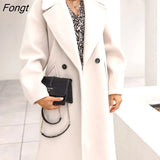 and Winter 2023 Long Sleeve Suit Collar Woolen Coat Coat Demi Reason Jacket for Women Winter Coat for Women Winter