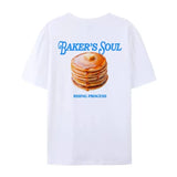 Pancake Printed Graphic Tee-Outfit