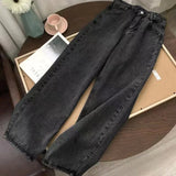 Y2K Polar Boy Jeans Hip-Hop Cartoon Pattern Loose Harajuku High Waist Wide Pants-Outfit