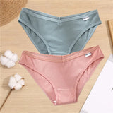 Cotton Women's Panties Sexy Underwear Female Underpants Solid Color Comfortable Woman Cotton Briefs Intimates