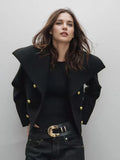 Fongt Fall Women's Street Fashion Casual Haired Jacket Jacket Coat Women F825037