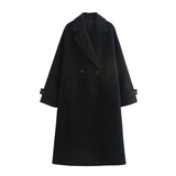 Fongt Women's Clothing INS Explosion High-End Feeling Autumn And Winter Trendy Street This Son With A Long Coat