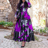 Fongt Digital Print Four Sides Of The New Dress