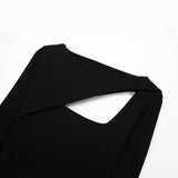 New Asymmetrical Slimming Dress With Open Design 5584455-Outfit