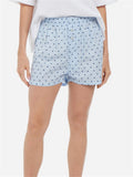 Women Front Button Shorts Loose Casual Elastic High Waist Plaid/Striped Print Lounge Shorts Going Out Short Pants New-Outfit