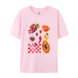 Fruit Wine Printed Graphic Tee-Outfit