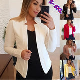 Fongt Autumn And Winter New Temu Solid Color Casual Career Small Suit Coat Women's Clothing