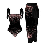 Fongt One-Piece Bikini Suit Women's Bikini Three-Piece