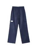 Fold Over Waist Y2K Straight Leg Pants-Outfit
