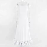 Fongt Fashion Sling Belt Three-Dimensional Flower A Skirt Hot New Products