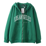 Style Lazy Cardigan Hoodie 2024 Spring And Autumn Oversize Zipper Jacket Couple Style-Outfit