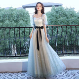 Fongt Evening Dress Dress Dress 2025 New Banquet Temperament Host Winter Adult Ceremony Student Art Evening Dress