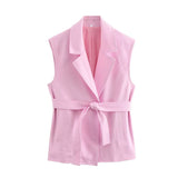Belt Vest 7768023 Wide-Leg Trousers 7740102 Suit-Outfit