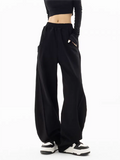 School Solid Color Baggy
