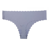 Fongt Lady One-Thick Thread Wave Side Cotton Crotch Low-Waist Bikini Trousers