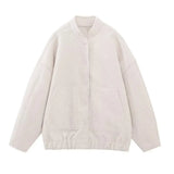 Fongt Women's INS Bursts With A Pocket Loose Pilot's Coat