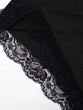 Lace Bandeau Slim Mini Dress-Outfit