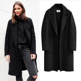 Fongt And Winter Double-Sided Women's New Hair Coat Long Loose-Child Coat Woman