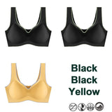 Latex Bra Women Brassiere Underwear Push Up Bras Seamless Bralette for Female Plus Size Bra Tank Crop Tops Gathers