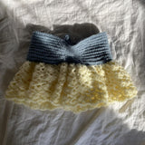 Women's Wear Strapless Hot Girl Knit Top-Outfit