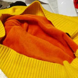 Mid-length Plus Velvet Bottoming Sweaters Women's Thicken Soft Long Knitted Tops Mock Neck Slim Warm Pullovers With