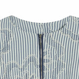 Fongt Women's Explosion New Long Sleeve Striped Jacket